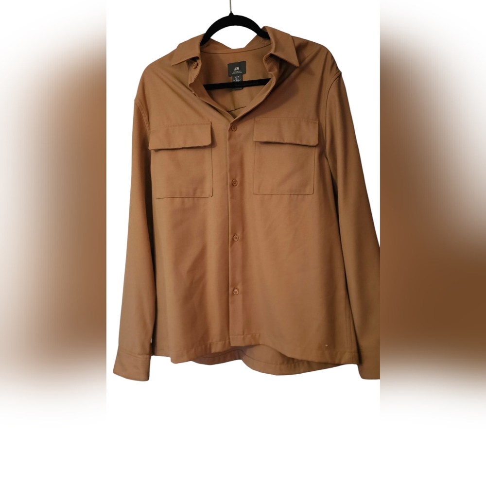 Brown H & M Button-Up Shirt